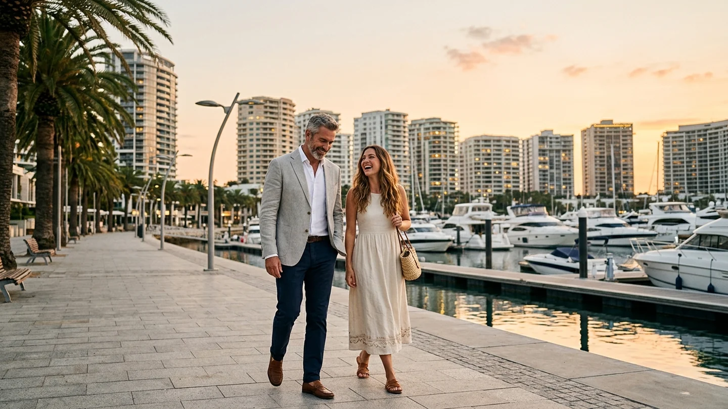 Luxury Marina Promenade at The Pearl-Qatar and Lusail